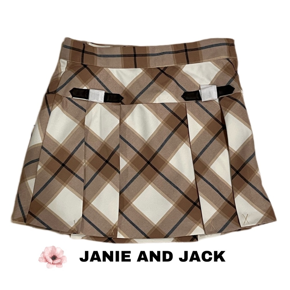 Janie and Jack checked skirt (size 5)